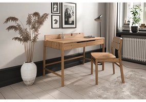 Pracovný stôl z dubového dreva 65x120 cm Twig – The Beds