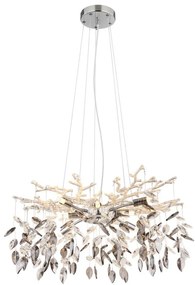 Globo 64133-8 - Luster na lanku DANNA 8xG9/8W/230V pr. 61 cm chróm