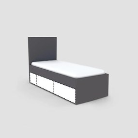 Jednolôžková posteľ REA ANASTACIA 90 Farba: Graphite