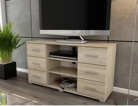 Vysoký TV stolík Oskar TV, dub sonoma, výška 65 cm%