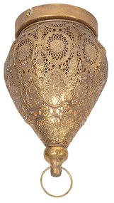 Orientálne stropné svietidlo zlaté 19 cm - Mowgli
