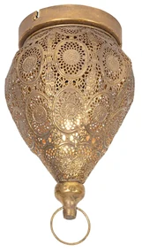 Orientálne stropné svietidlo zlaté 19 cm - Mowgli