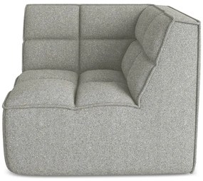 Svetlosivý modul pohovky Kalai – Makamii