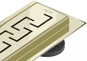 Mexen Flat M15 nerezový sprchový žľab  100 cm, zlatá, 1524100-15