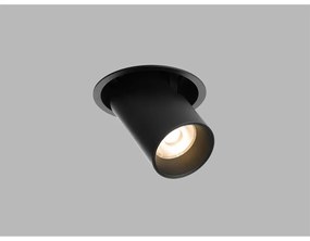 LED 2 Výsuvné vnútorné stropné svietidlo HIDE P.10 cm čierne