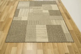 Koberec protišmykový Scandigel 706/W71E hnedý / béžový / grafitový