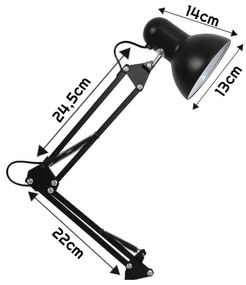 BERGE Kresliaca LED lampa E27 - LIZBONA