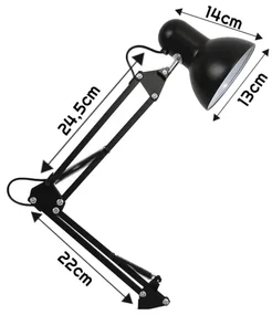 BERGE Kresliaca LED lampa E27 - LIZBONA