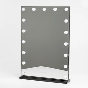 BRILAGI - LED Stmievateľné make-upové zrkadlo HOLLYWOOD LED/15W/230V 55x77 cm čierna