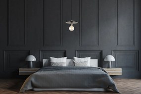 Toolight Toolight, závesné svietidlo 1xE27 APP1214-1CP, čierna matná, OSW-40027