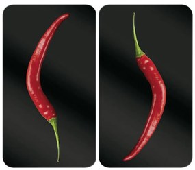 WENKO 2521380100 - Kryt varnej dosky 30x52 cm pestrofarebný/šedý/priehľadný