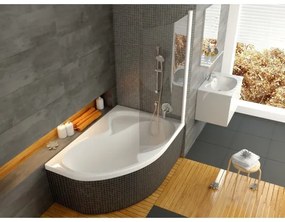 Ravak C421000000 - Rohová vaňa ROSA 170x105 cm akrylát/biela