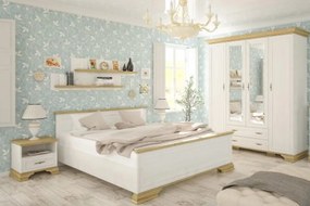 Spálňová zostava JARMANKA, borovica/dub zlatý