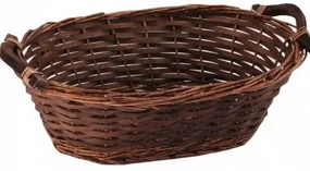 Ratanoý košík s rúčkami 37x25cm