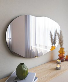 Zrkadlo Lossa Black 52 x 89 cm