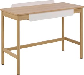 XXXLutz PÍSACÍ STÔL, biela, farba duba, 110/50/75 cm MID.YOU - Online Only kancelárie - 001749077601