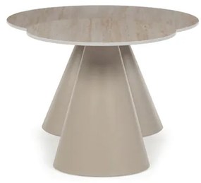 Autronic BONTEC Konferenčný stolík 70x70x40, 5cm, keramika, mramor, CT-F4118 BK Farba: Béžová