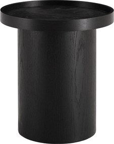 XXXLutz PRÍRUČNÝ STOLÍK, dub, čierna home24 - Stolíky do obývačky - 001909003401