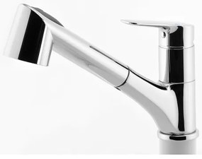 Novaservis - Kuchynská batéria METALIA s vysúvacou sprchou, lesklý chróm