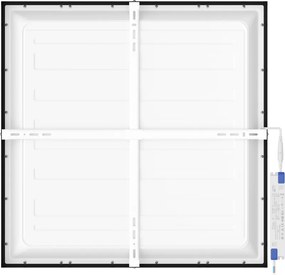 Mexen Brill-S, stropný LED panel 60×60 cm, 40 W, neutrálna biela 4000K, L205-060-060-4040-70