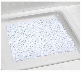 Biela protišmyková kúpeľňová podložka Wenko Paradise, 54 × 54 cm