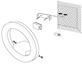 Eglo 96274 - LED vonkajšie nástenné svietidlo EMOLLIO LED/10W/230V IP44