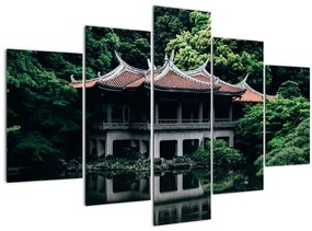 Obraz z japonskej národnej záhrady (150x105 cm)