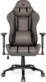 Herná ergonomická stolička HC-1013 – sivý poťah z kvalitnej textílie