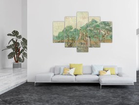 Obraz - Vincent van Gogh, The Olive Orchard, reprodukcia (150x105 cm)