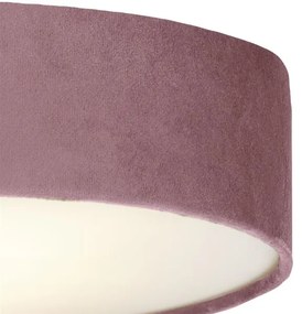 Searchlight 23298-3PI - Stropné svietidlo DRUM 3xE27/60W/230V ružové