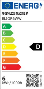 Diolamp LED Filament žiarovka číra A60 6W/230V/E27/2700K/820Lm/360°