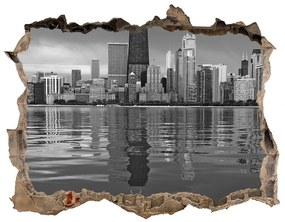 Fototapeta díra na zeď 3D nálepka Chicago nd-k-77638658