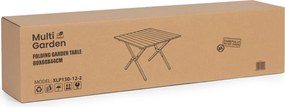 MultiGarden Turistický skladací stôl 60x60 cm - s taškou MultiGarden