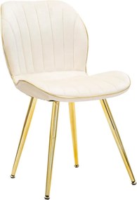 Krémovobiele jedálenské stoličky v súprave 2 ks Paris – Mauro Ferretti