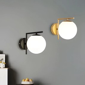 Toolight Toolight, nástenné svietidlo 1xE27, G101-1W, čierna-biela, OSW-09726