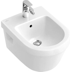 VILLEROY &amp; BOCH Architectura závesný bidet s otvorom, s prepadom, 370 x 530 mm, biela alpská, 54840001