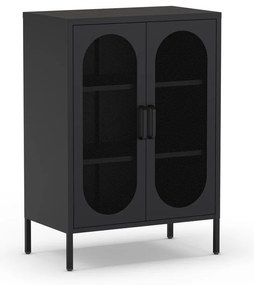 Čierna skrinka 70x100 cm Diora – Marckeric