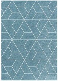 Koberce Breno Kusový koberec EFOR 3715 Blue, modrá, viacfarebná,120 x 170 cm