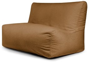 Hnedý sedací vak z textílie buklé Sofa Seat Lounge – SLOWDOWN