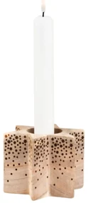 Drevený hviezdicový svietnik WOOD STAR