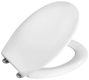 WENKO 19539100-WC sedadlo VIGONE 37,5x45 cm biela/strieborná