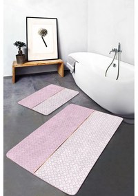 Ružové kúpeľňové predložky v súprave 2 ks 60x100 cm – Mila Home