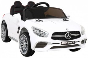 RAMIZ Elektrické autíčko Mercedes Benz AMG SL65 - biele