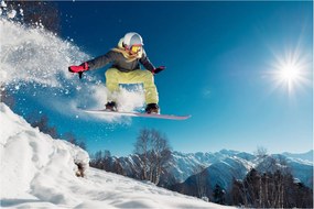 Obraz - Snowboardista (90x60 cm)