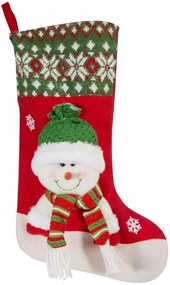 Mikulášska čižma so snehuliakom