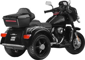JOKOMISIADA Veľký akumulátorový motorkový chopper pre deti PA0254 čierny