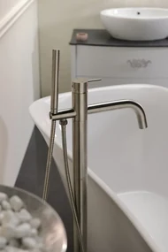 Sapho Sapho, MINIMAL sprchový / vaňový stĺp s pákovou batériou, nerez, MI140