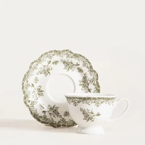 Šálka LOURRY s podšálkou, zelená 762727 200 ml