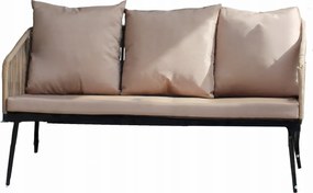 CH Béžová súprava záhradného nábytku z tkaného lana