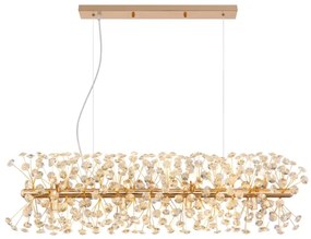 Globo 64135H4 - LED luster na lanku KATRINA 12xG9/3,5W/230V zlatý